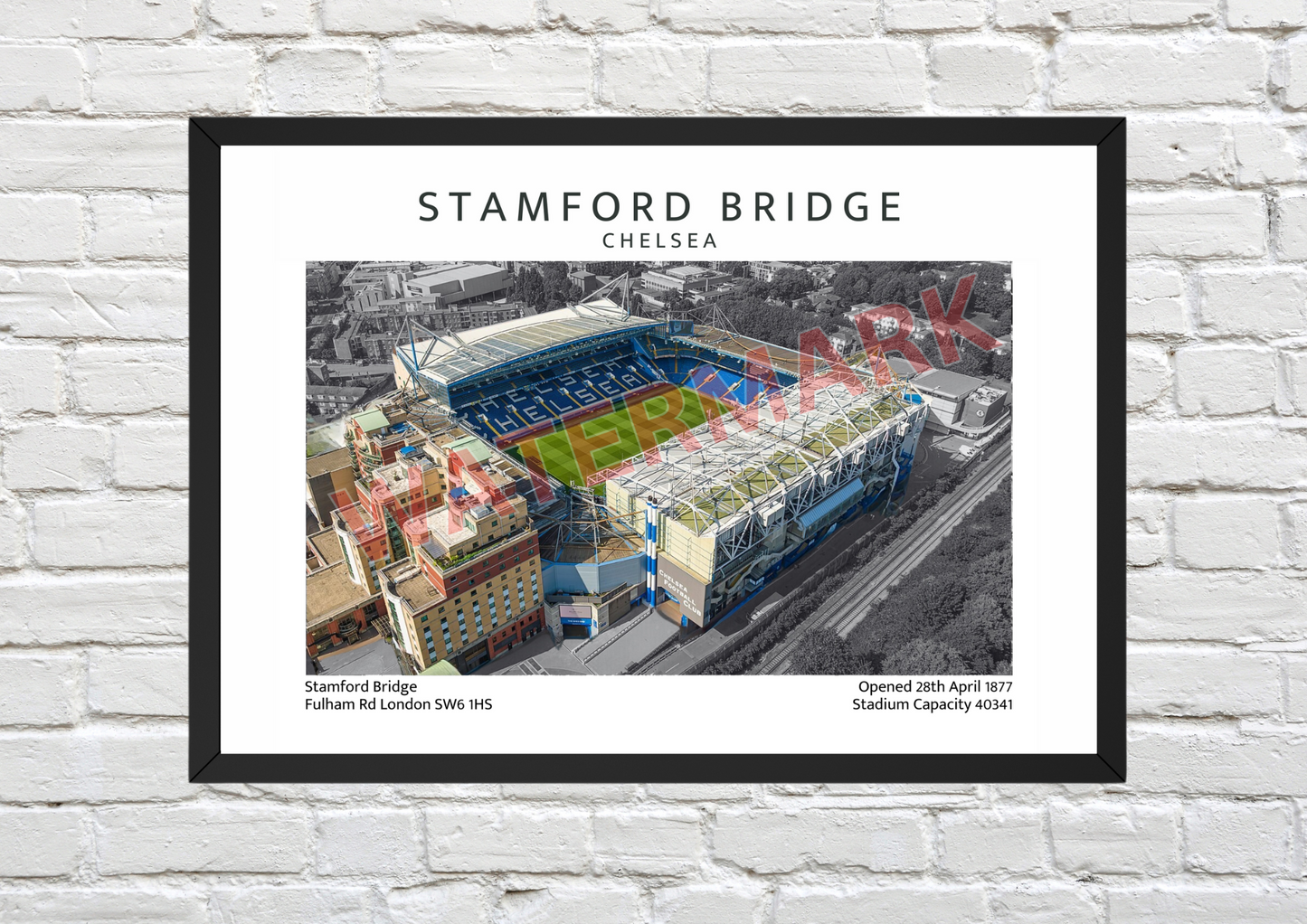 Stamford Bridge Stadium Print