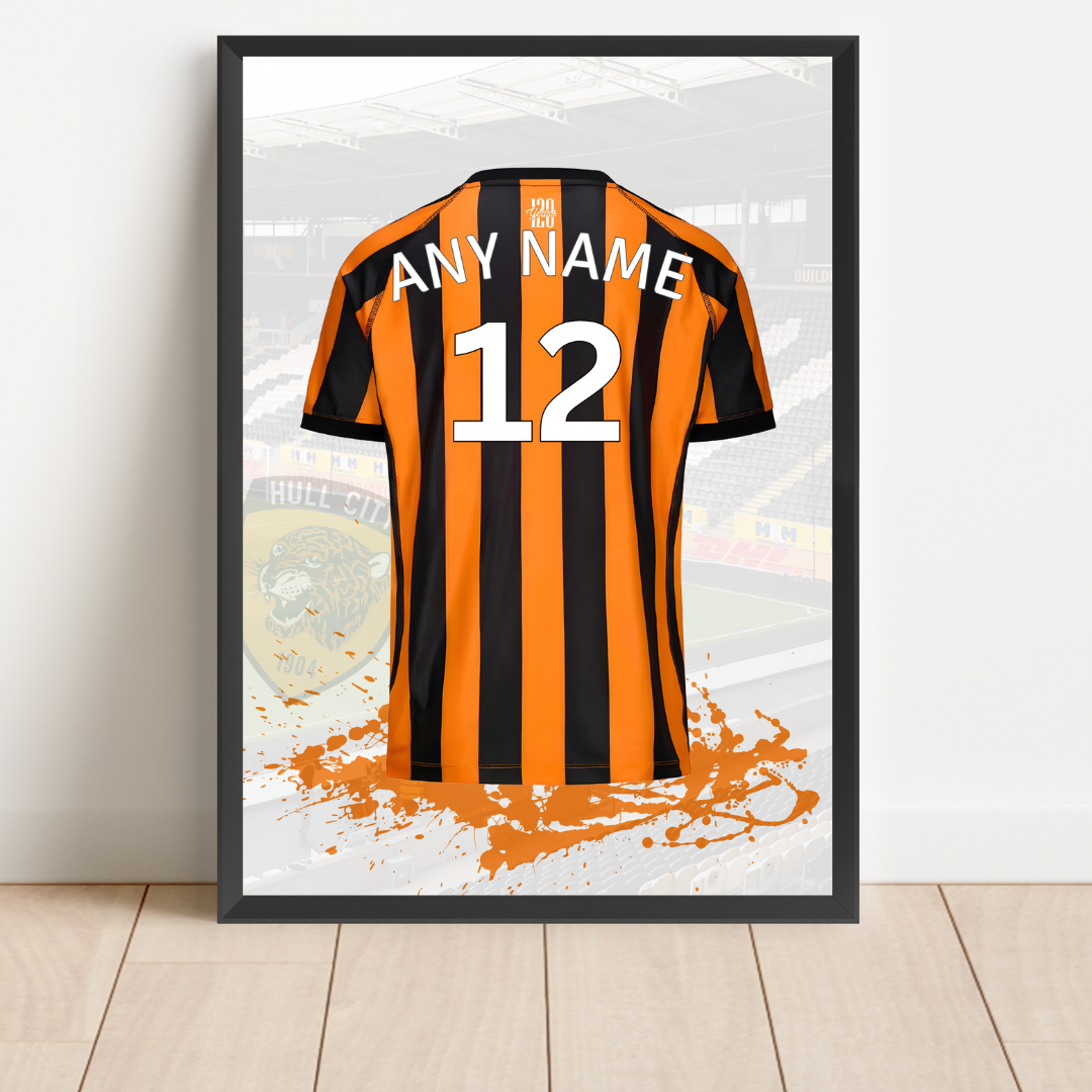 FREE Hull City FC Personalised Shirt Print