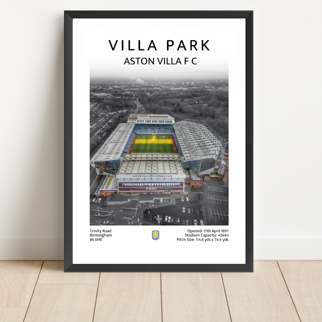 Villa Park Stadium Print