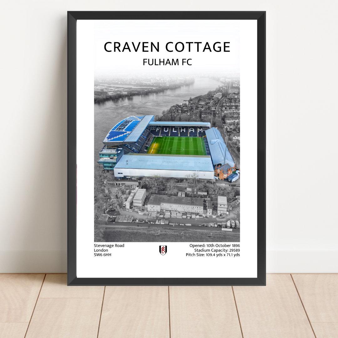 Craven Cottage Stadium Print