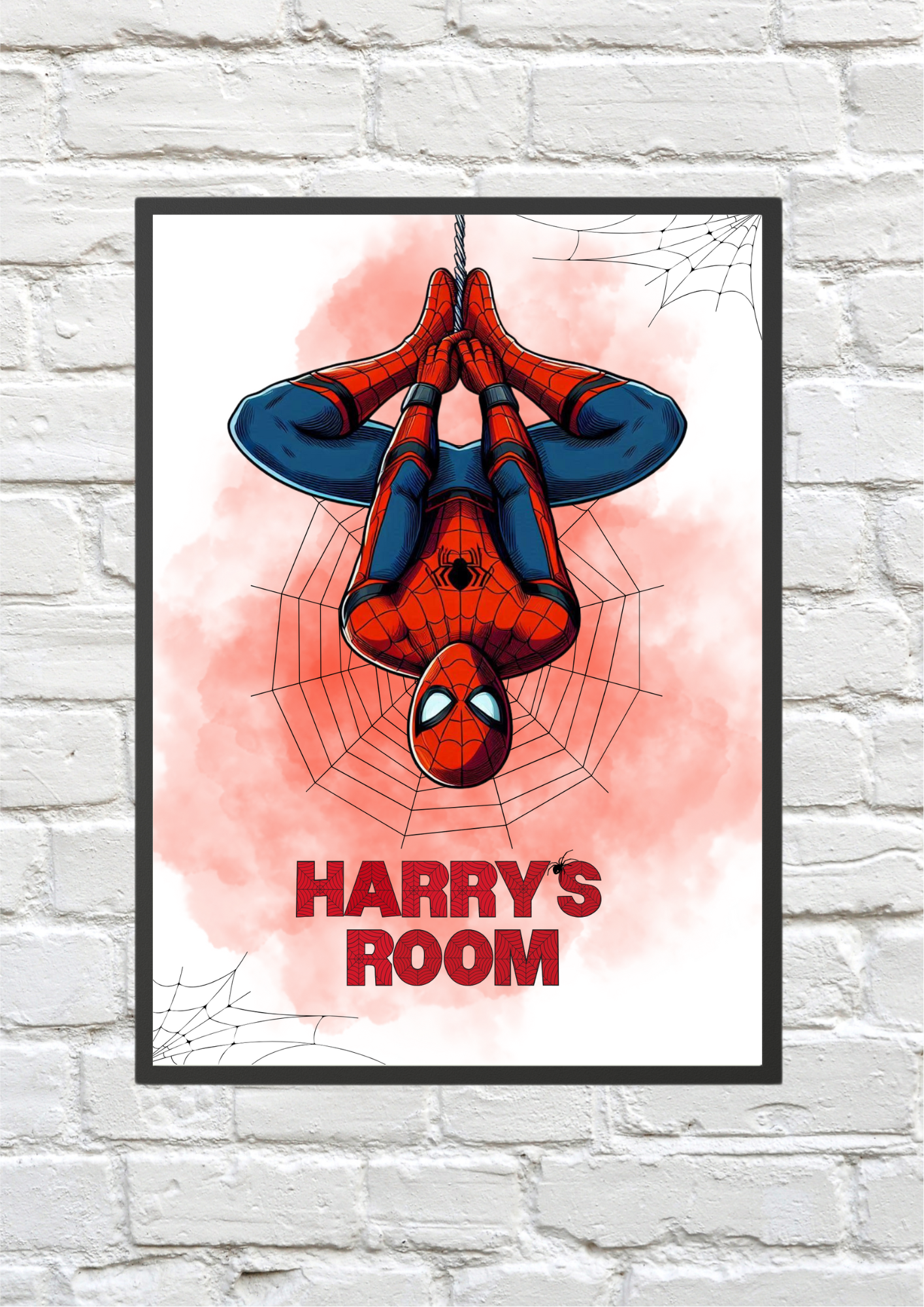 Personalised Childrens Spiderman Print