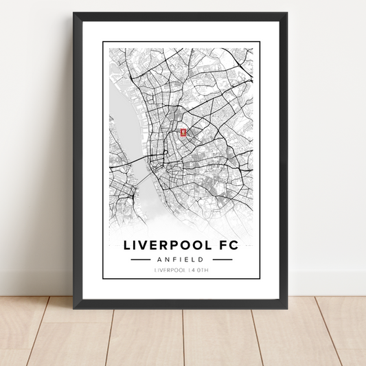 Liverpool FC Anfield Stadium Map Location