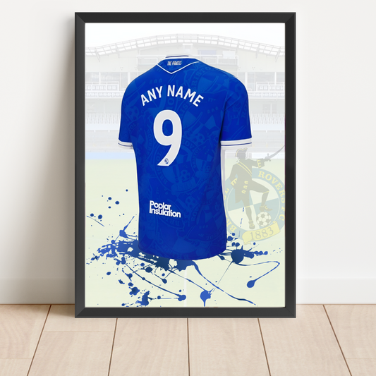 Personalised Bristol Rovers FC Shirt Print