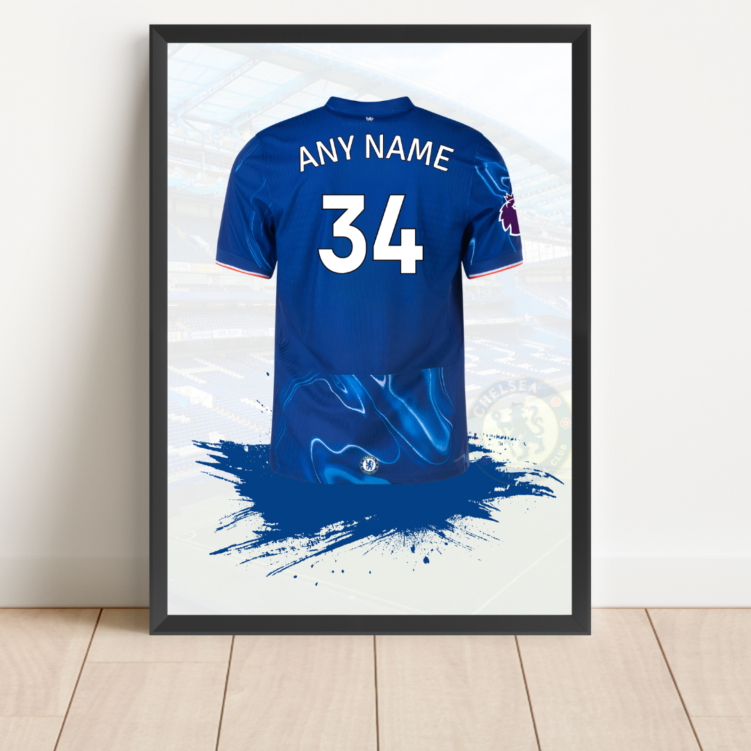 FREE Chelsea FC Personalised Shirt Print