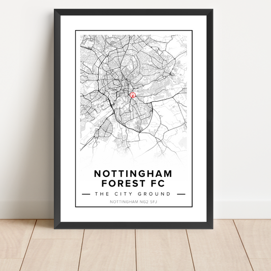 Nottingham Forerst City Ground Stadium Map Location