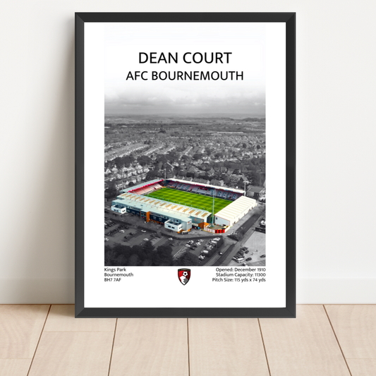 AFC Bournemouth Dean Court Stadium Print