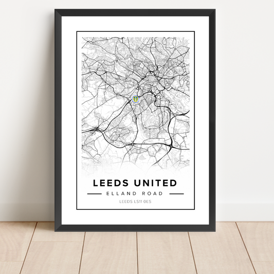 Leeds Utd Elland Road Stadium Map Location