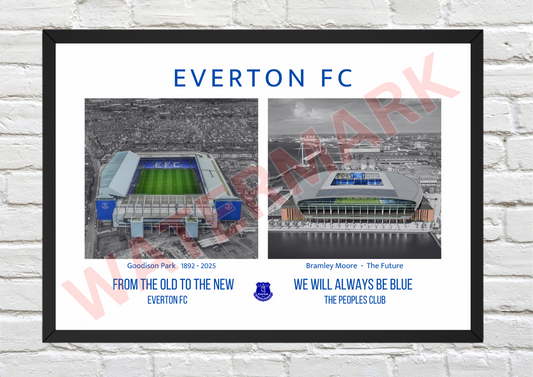 Everton Goodison Park Bramley Moore Stadium Print