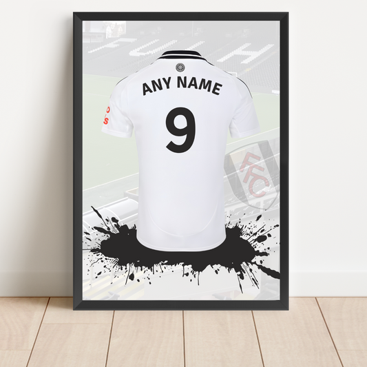 FREE Fulham FC Personalised Shirt Print