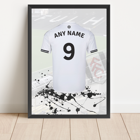 Personalised Fulham FC Shirt Print