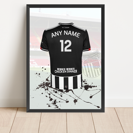 Personalised Grimsby Town FC Shirt Print