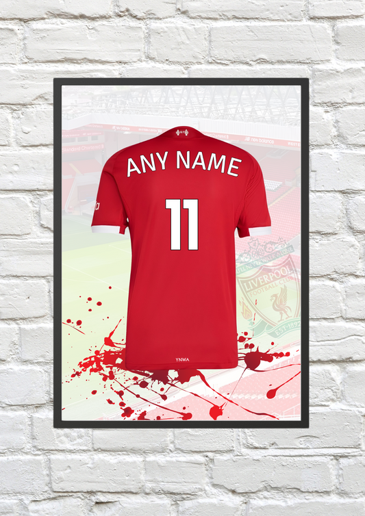 Liverpool FC Personalised Shirt Print