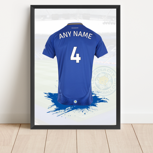 FREE Leicester City FC Personalised Shirt Print