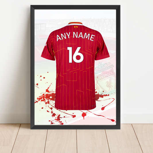 FREE Liverpool FC Personalised Shirt Print