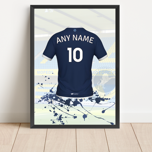 FREE Personalised Millwall FC Shirt Print