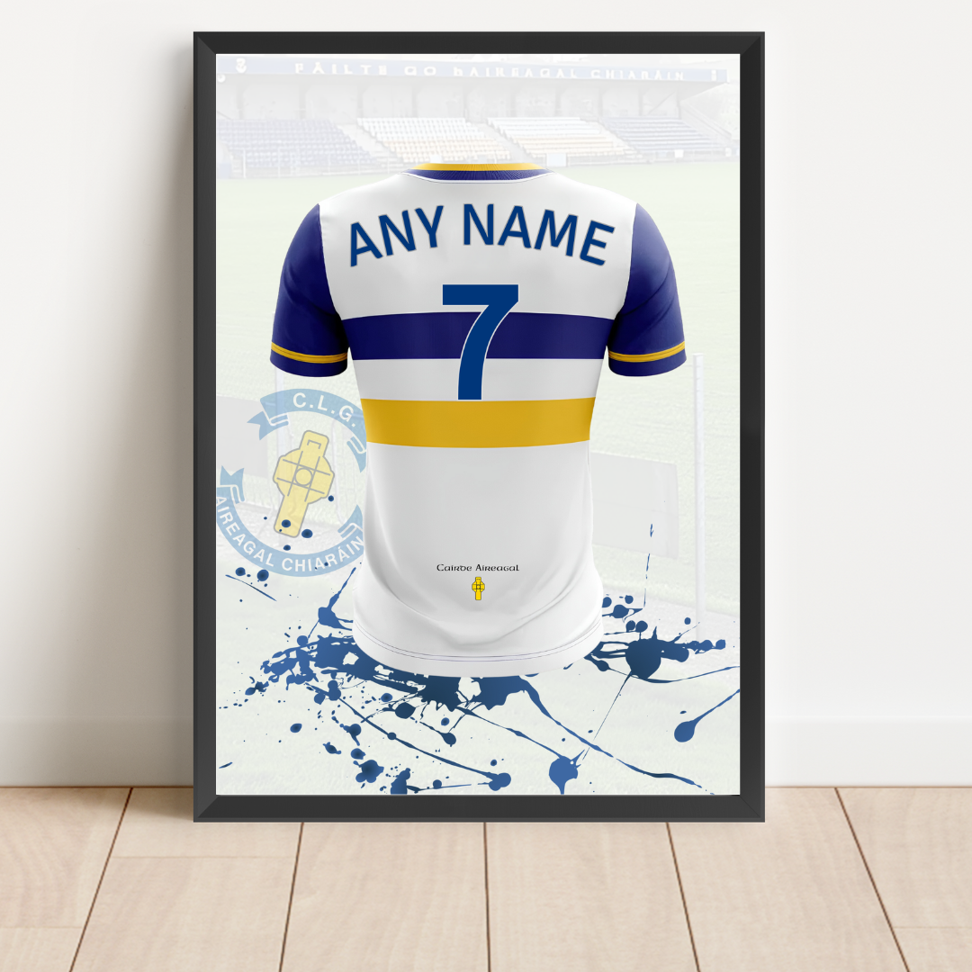 Personalised Errigal Ciaran Gaa Club Shirt Print