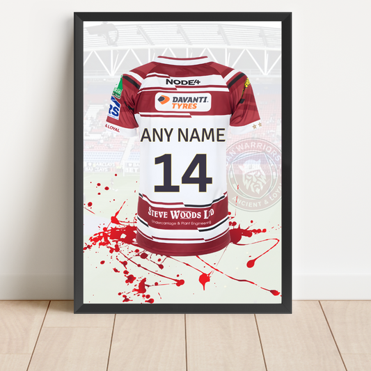 FREE Wigan Warriors Shirt Print