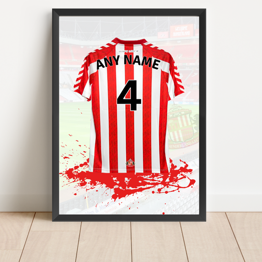 Free Sunderland FC Shirt Print
