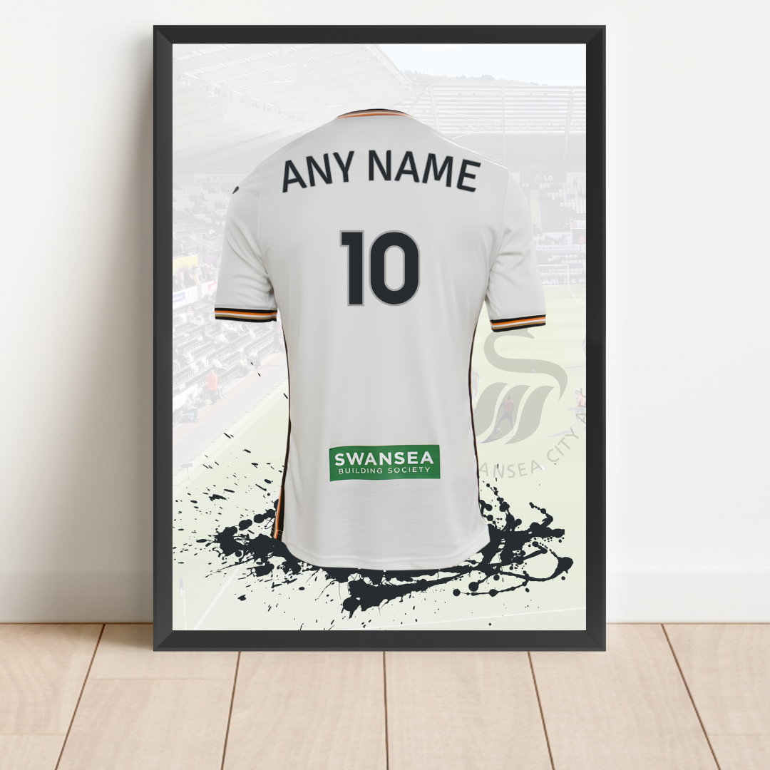 Free Swansea City Shirt Print