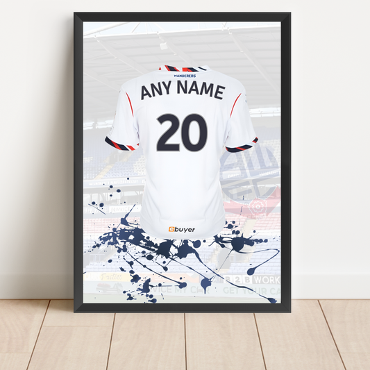 Personalised Bolton Wanderers Shirt Print