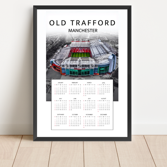 Man Utd 2025 Wall Calendar