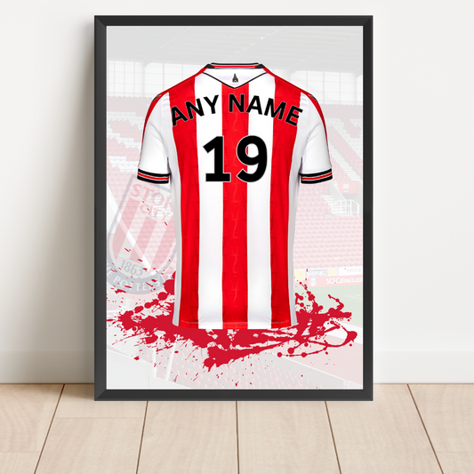 Free Stoke City Personalised Shirt Print