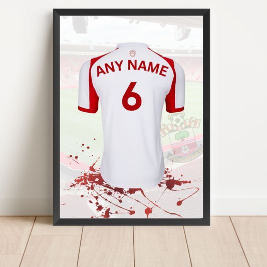 Personalised Southampton FC Shirt Print