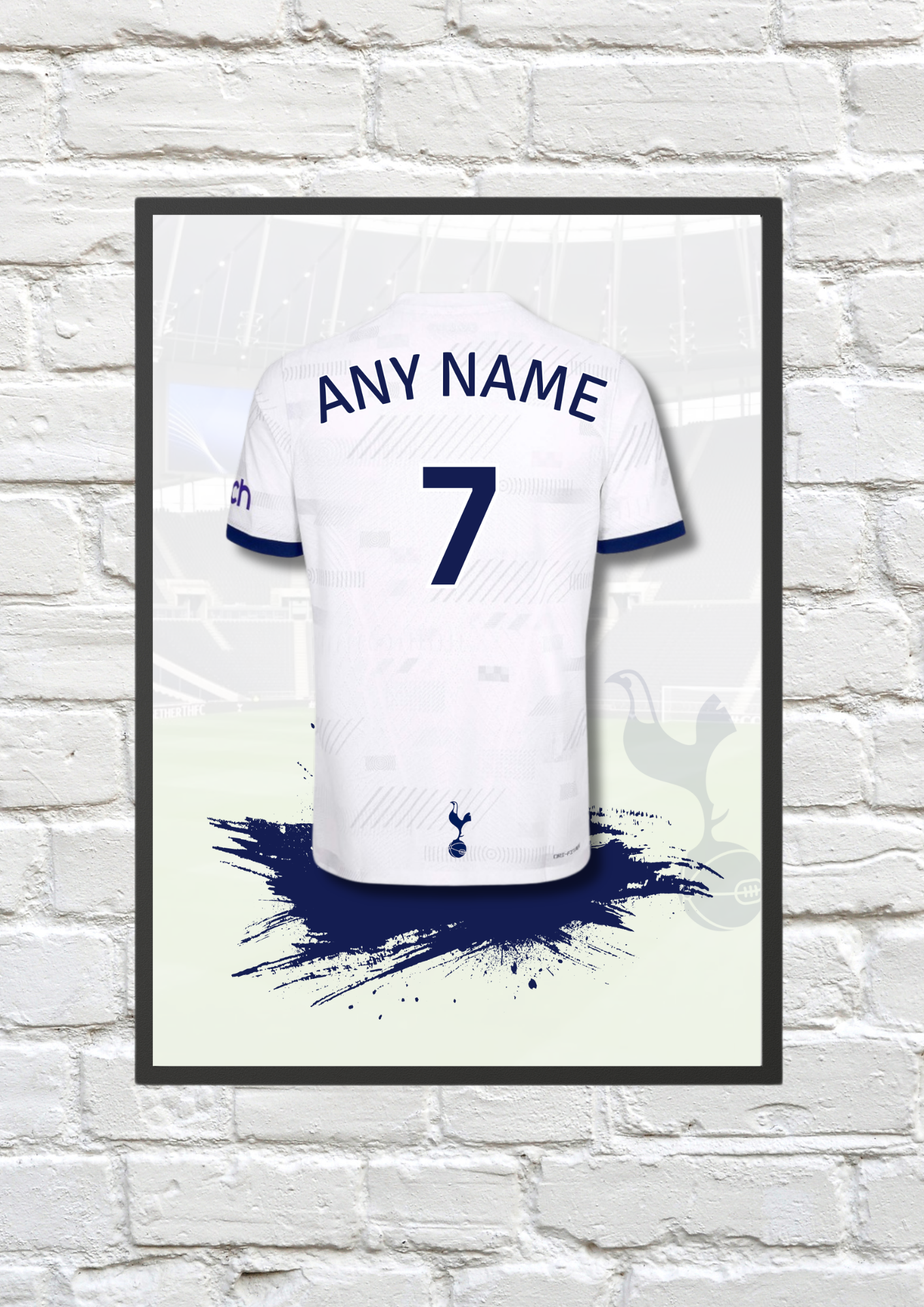 Personalised Tottenham Hotspur Shirt Print