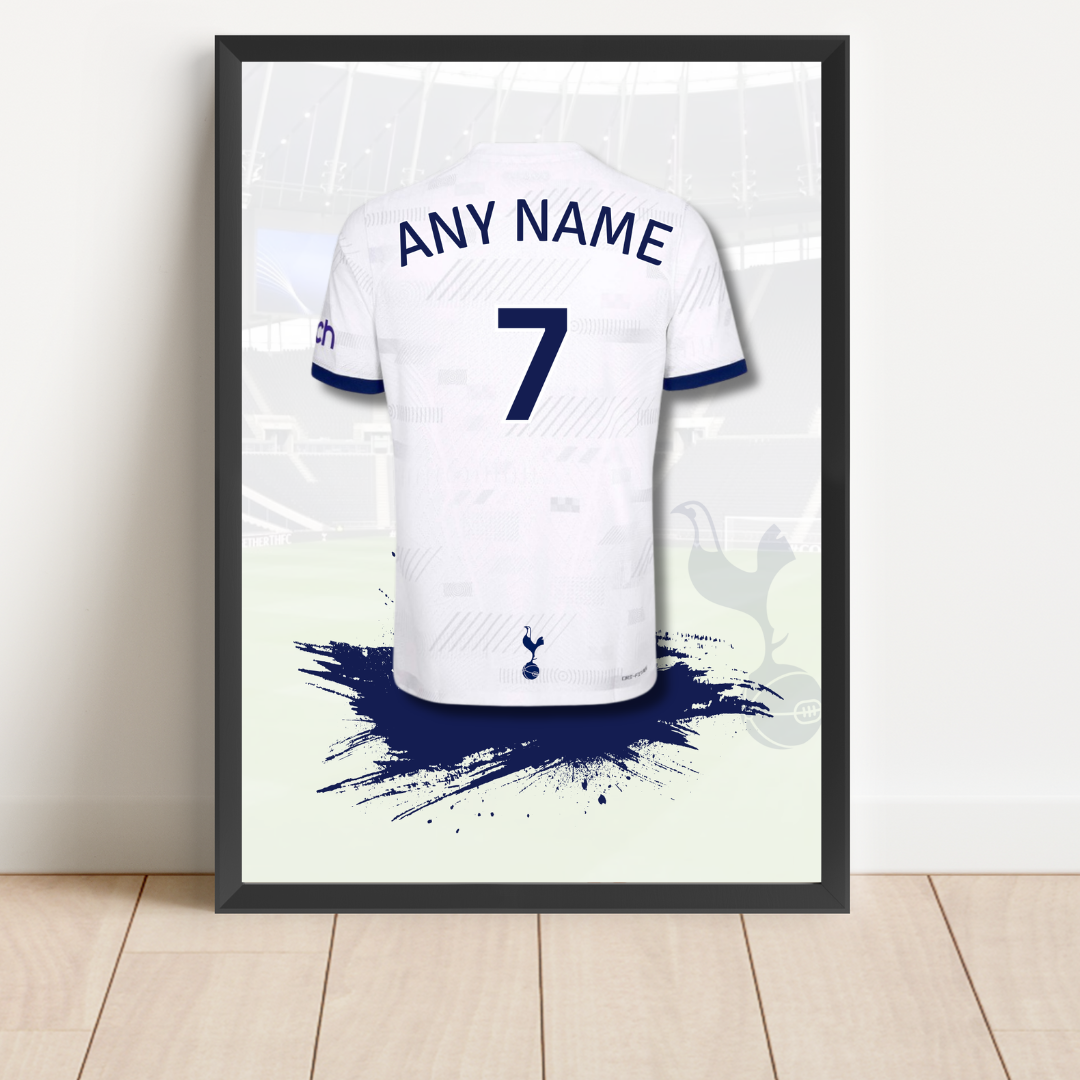 FREE Tottenham Hotspur FC Personalised Shirt Print