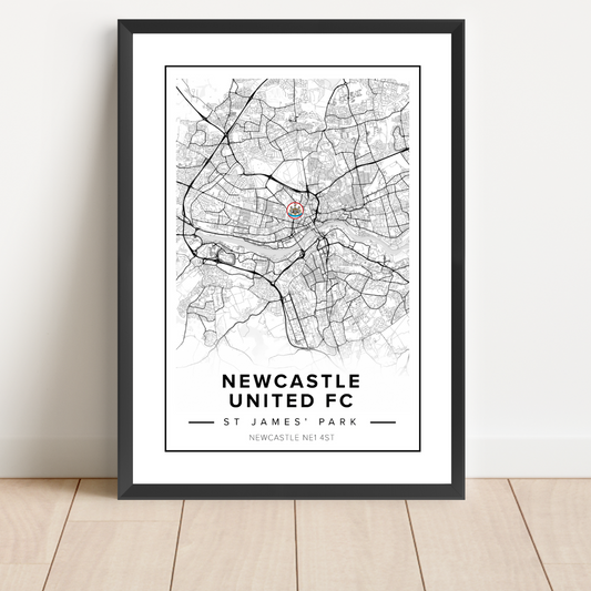 Newcastle United St James Park Stadium Map Location