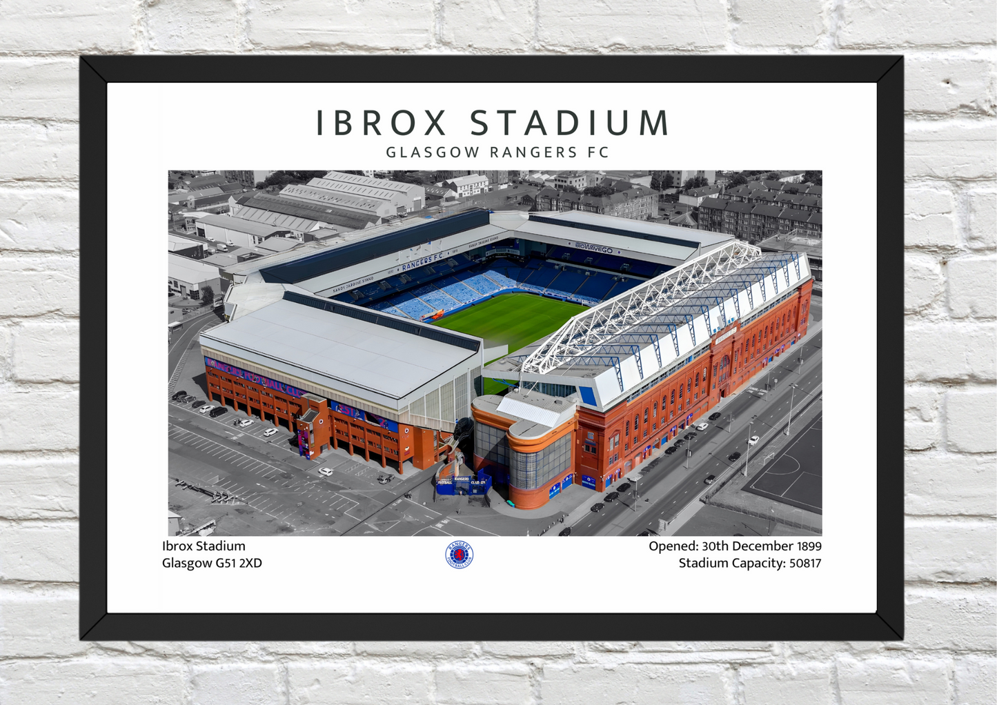 Ibrox Stadium Print