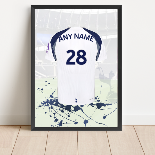 Personalised Tottenham Hotspur FC Shirt Print