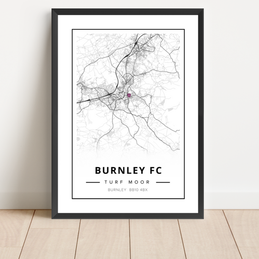 Burnley Turf Moor Stadium Map Location